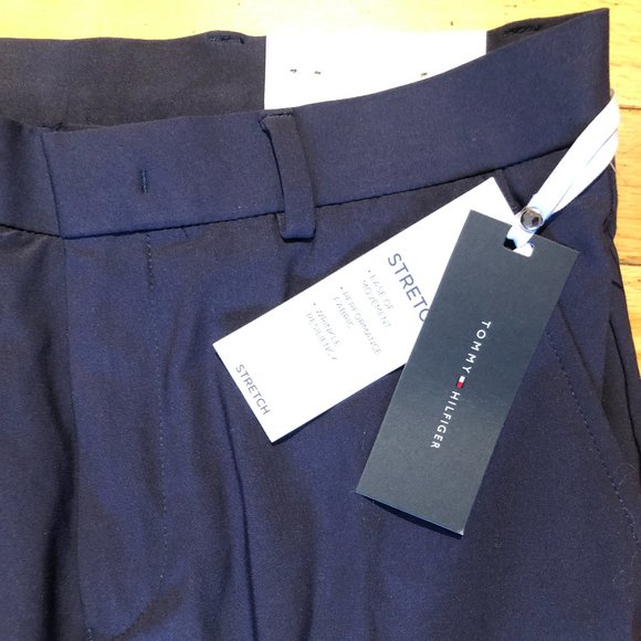 Brand New Tommy Hilfiger Men's Navy Dress Pants Trousers - Picture 6 of 10